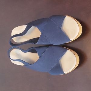 Charleston Shoe Co. Cork Wedge Sandal